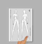 فلش کارت فیگور طراحی لباس