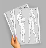 فلش کارت فیگور طراحی لباس